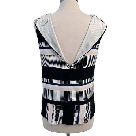 KATE SPADE Bay Stripe double Layered Tank Top Large - Picture 3 of 10